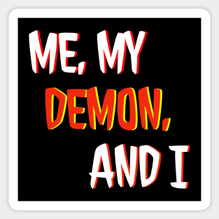 Me, My Demon, and I LOGO Sticker